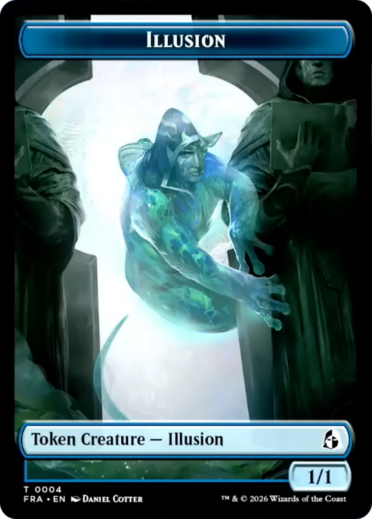 Illusion // Jace Double-Sided Token [Reality Fracture Tokens] | Impulse Games and Hobbies
