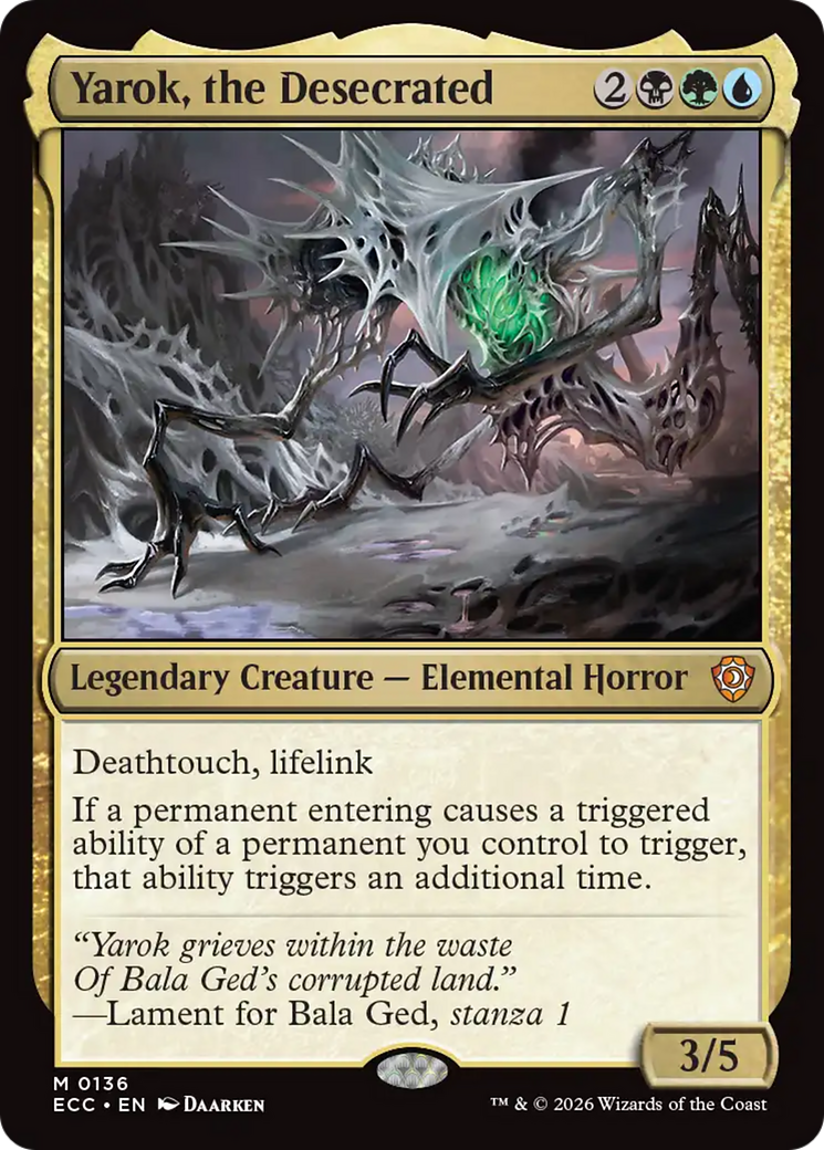 Yarok, the Desecrated [Lorwyn Eclipsed Commander] | Impulse Games and Hobbies