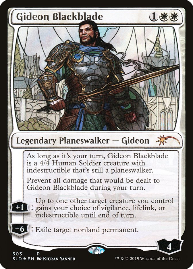 Gideon Blackblade (Stained Glass) [Secret Lair Drop Promos] | Impulse Games and Hobbies