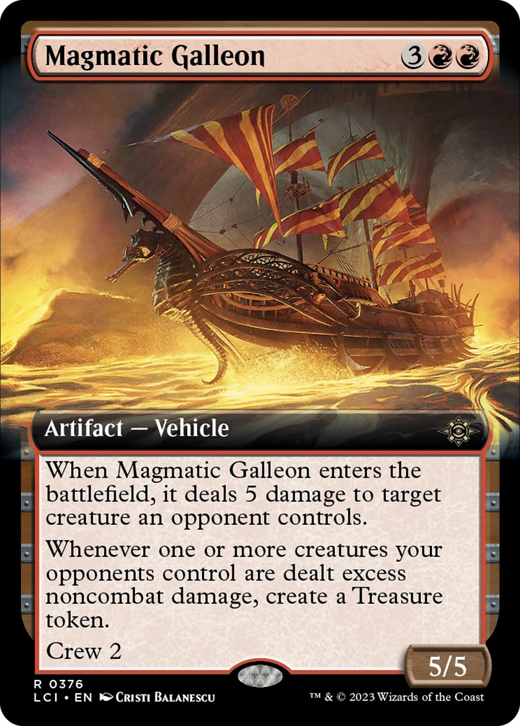 Magmatic Galleon (Extended Art) [The Lost Caverns of Ixalan] | Impulse Games and Hobbies