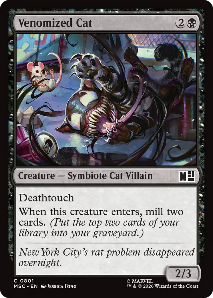 Venomized Cat [Marvel Super Heroes Commander] | Impulse Games and Hobbies