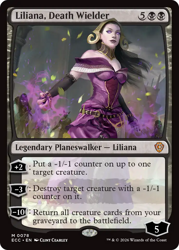 Liliana, Death Wielder [Lorwyn Eclipsed Commander] | Impulse Games and Hobbies