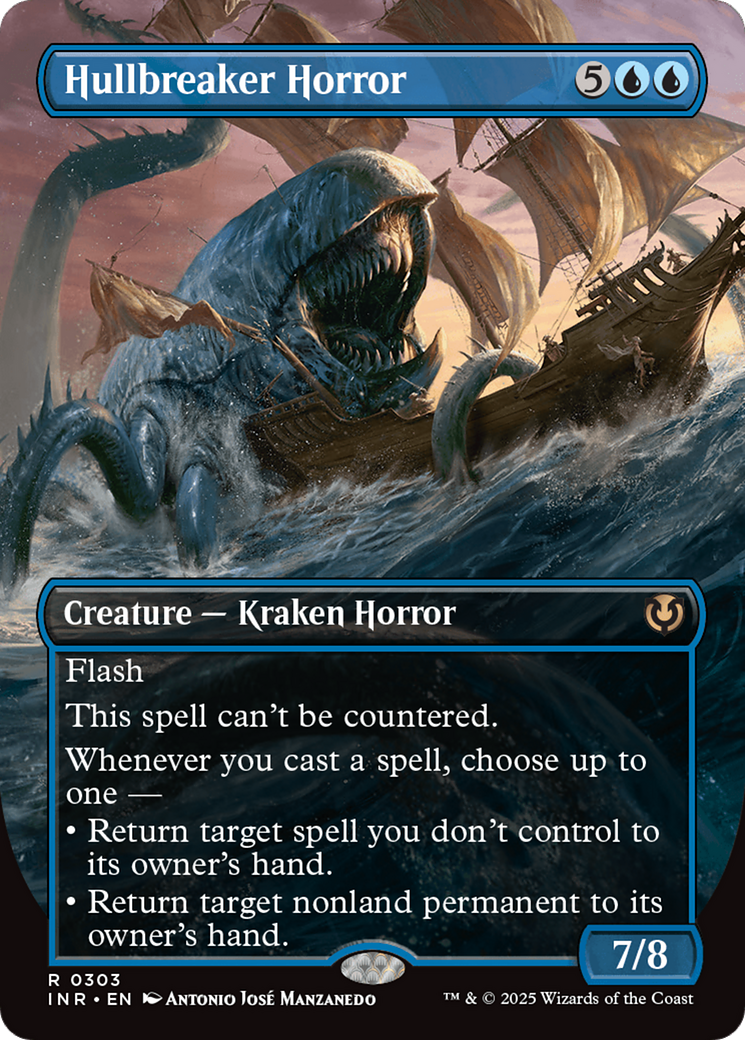 Hullbreaker Horror (Borderless) [Innistrad Remastered] | Impulse Games and Hobbies
