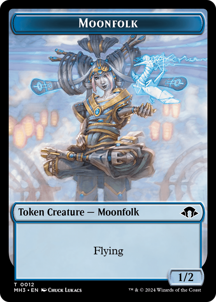 Moonfolk Token [Modern Horizons 3 Tokens] | Impulse Games and Hobbies