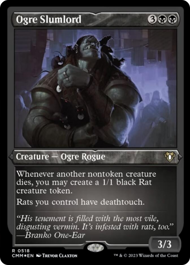 Ogre Slumlord (Foil Etched) [Commander Masters] | Impulse Games and Hobbies