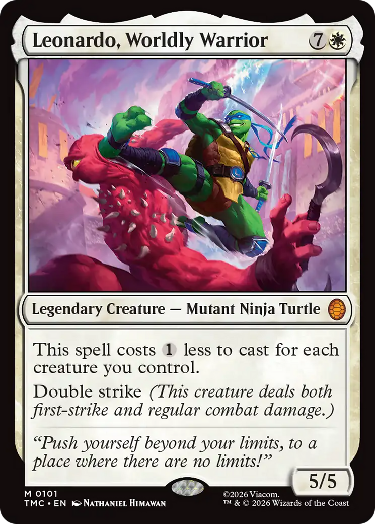 Leonardo, Worldly Warrior [Teenage Mutant Ninja Turtles Commander] | Impulse Games and Hobbies