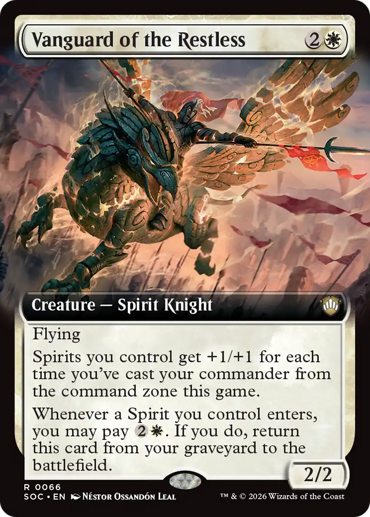 Vanguard of the Restless (Extended Art) [Secrets of Strixhaven Commander] | Impulse Games and Hobbies