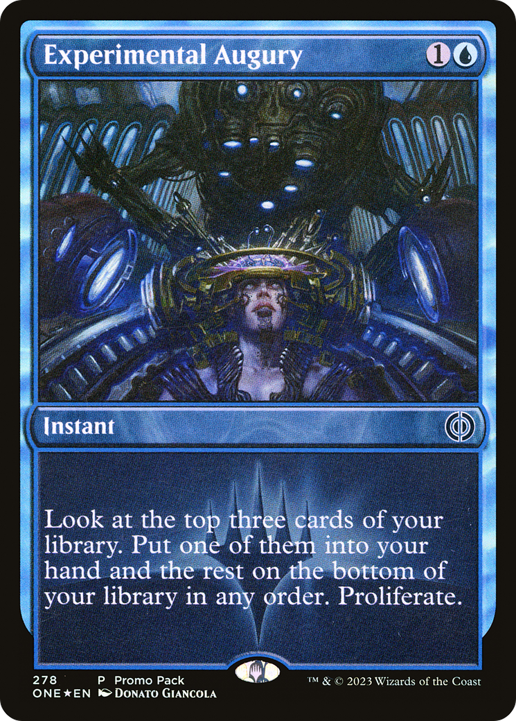 Experimental Augury (Promo Pack) [Phyrexia: All Will Be One Promos] | Impulse Games and Hobbies