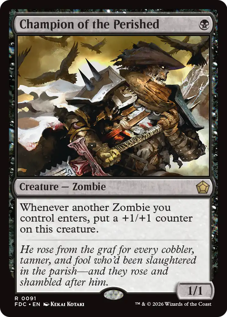 Champion of the Perished [Foundations Commander] | Impulse Games and Hobbies