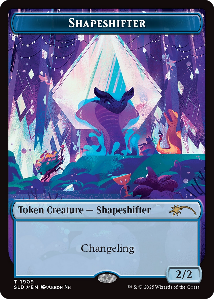 Shapeshifter Token (1909) (Double Rainbow Foil) [Secret Lair Drop Series] | Impulse Games and Hobbies