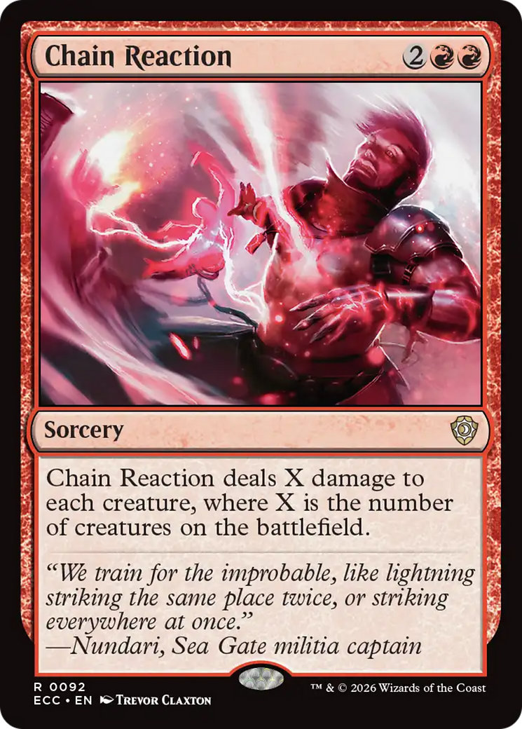 Chain Reaction [Lorwyn Eclipsed Commander] | Impulse Games and Hobbies