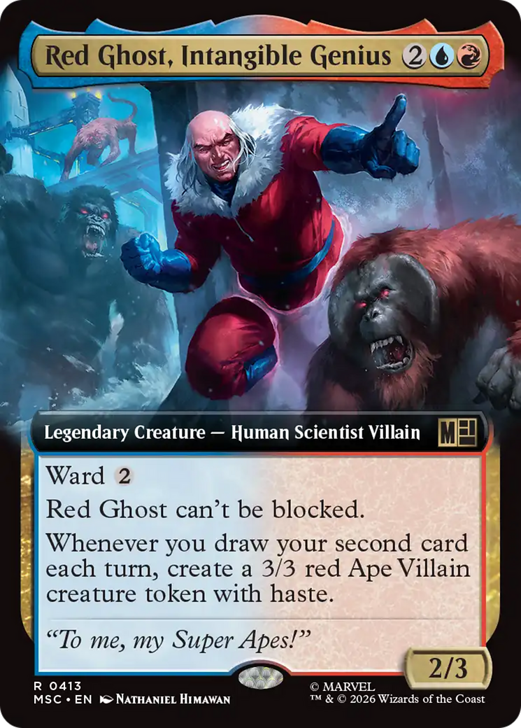 Red Ghost, Intangible Genius (Extended Art) [Marvel Super Heroes Commander] | Impulse Games and Hobbies