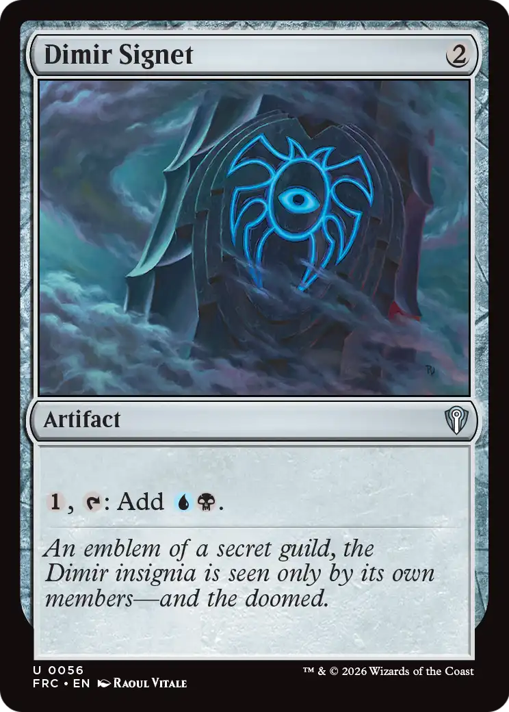 Dimir Signet [Reality Fracture Commander] | Impulse Games and Hobbies
