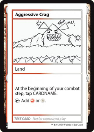 Aggressive Crag (2021 Edition) [Mystery Booster Playtest Cards] | Impulse Games and Hobbies
