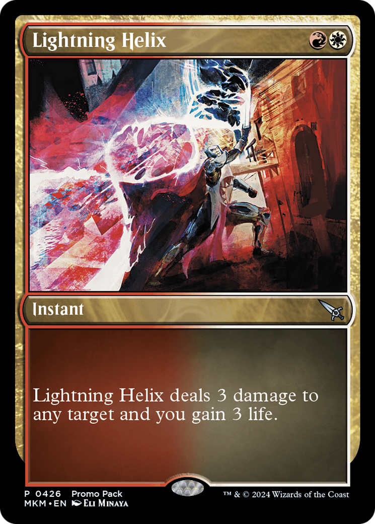 Lightning Helix (Promo Pack) [Murders at Karlov Manor Promos] | Impulse Games and Hobbies