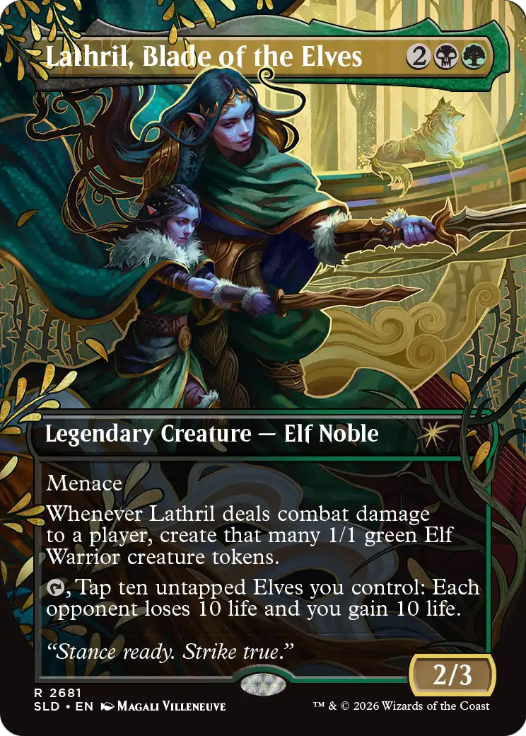 Lathril, Blade of the Elves [Secret Lair Drop Series] | Impulse Games and Hobbies