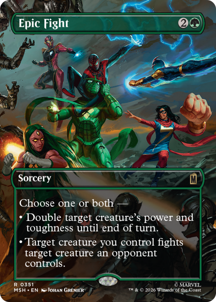 Epic Fight (Borderless) [Marvel Super Heroes] | Impulse Games and Hobbies