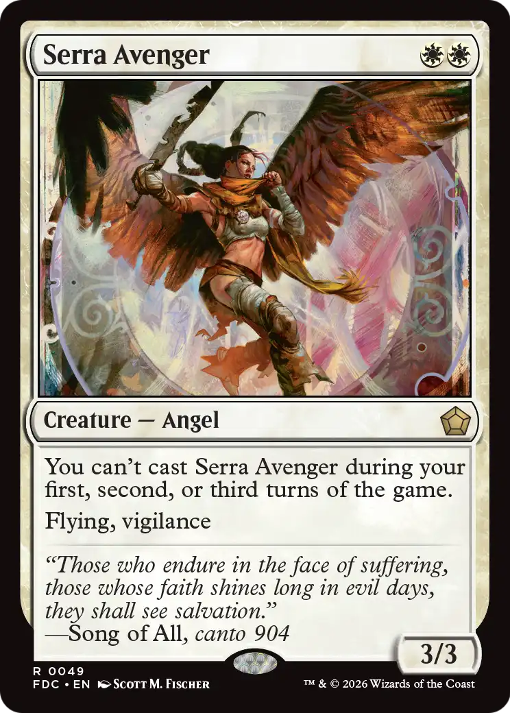 Serra Avenger [Foundations Commander] | Impulse Games and Hobbies