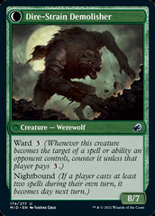 Burly Breaker // Dire-Strain Demolisher [Innistrad: Midnight Hunt] | Impulse Games and Hobbies