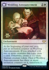 Wedding Announcement // Wedding Festivity [Innistrad: Crimson Vow Prerelease Promos] | Impulse Games and Hobbies