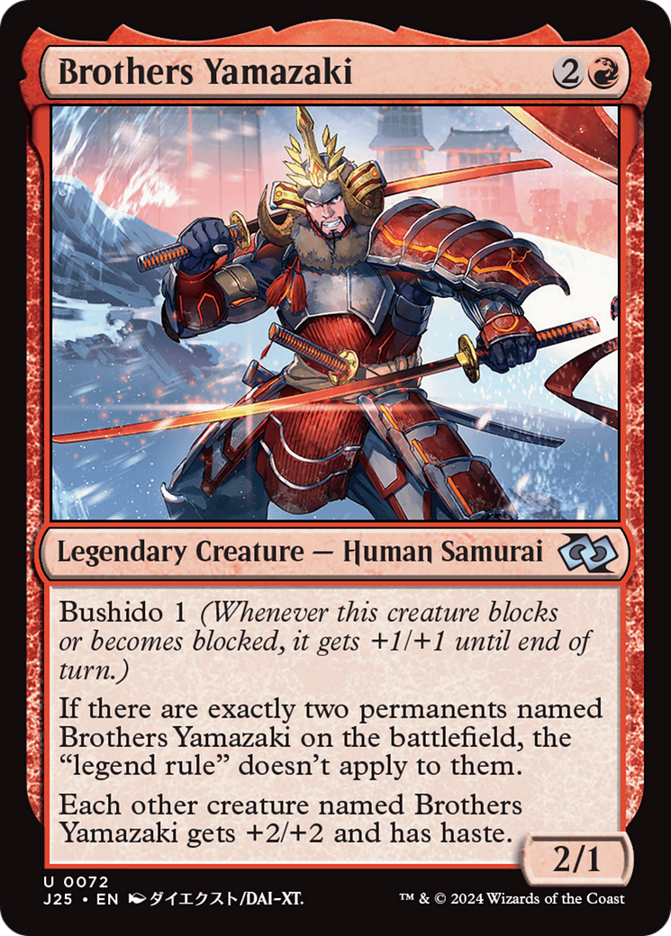 Brothers Yamazaki (72 Swords) (Anime) [Foundations Jumpstart] | Impulse Games and Hobbies
