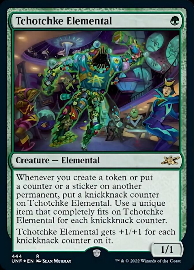 Tchotchke Elemental (Galaxy Foil) [Unfinity] | Impulse Games and Hobbies