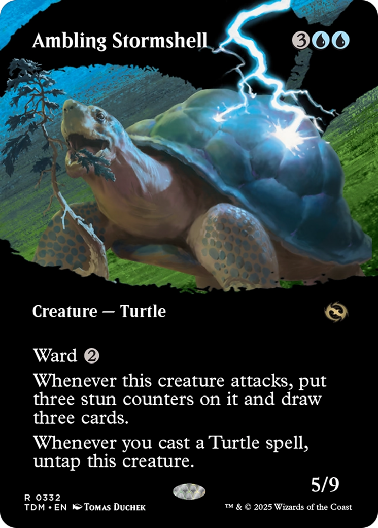 Ambling Stormshell (Borderless) [Tarkir: Dragonstorm] | Impulse Games and Hobbies