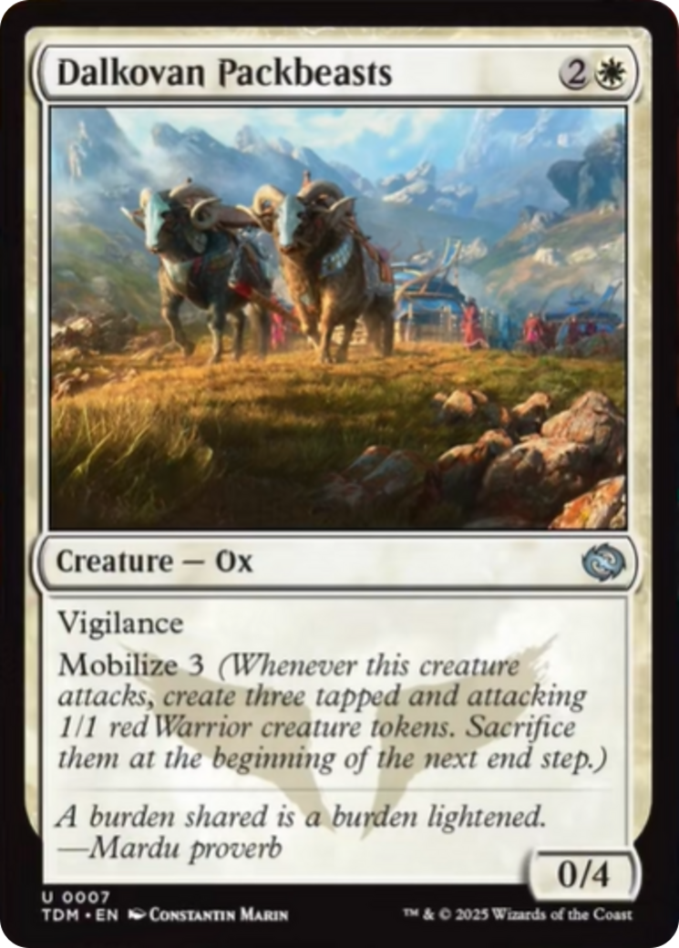 Dalkovan Packbeasts [Tarkir: Dragonstorm] | Impulse Games and Hobbies