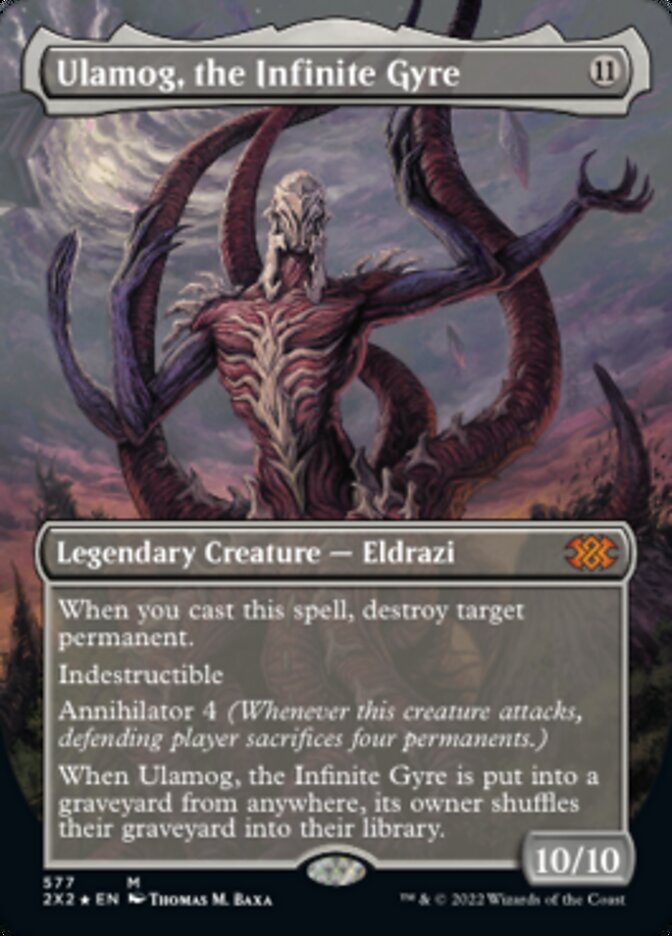 Ulamog, the Infinite Gyre (Textured Foil) [Double Masters 2022] | Impulse Games and Hobbies
