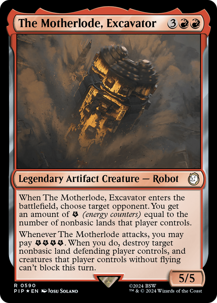 The Motherlode, Excavator (Surge Foil) [Fallout] | Impulse Games and Hobbies