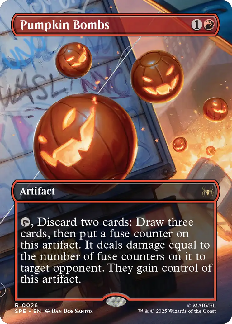 Pumpkin Bombs (Borderless) [Marvel's Spider-Man: Eternal-Legal] | Impulse Games and Hobbies