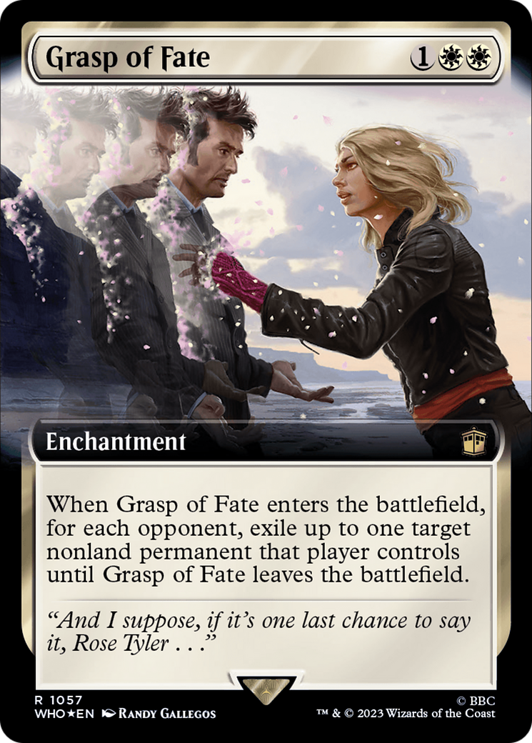 Grasp of Fate (Extended Art) (Surge Foil) [Doctor Who] | Impulse Games and Hobbies