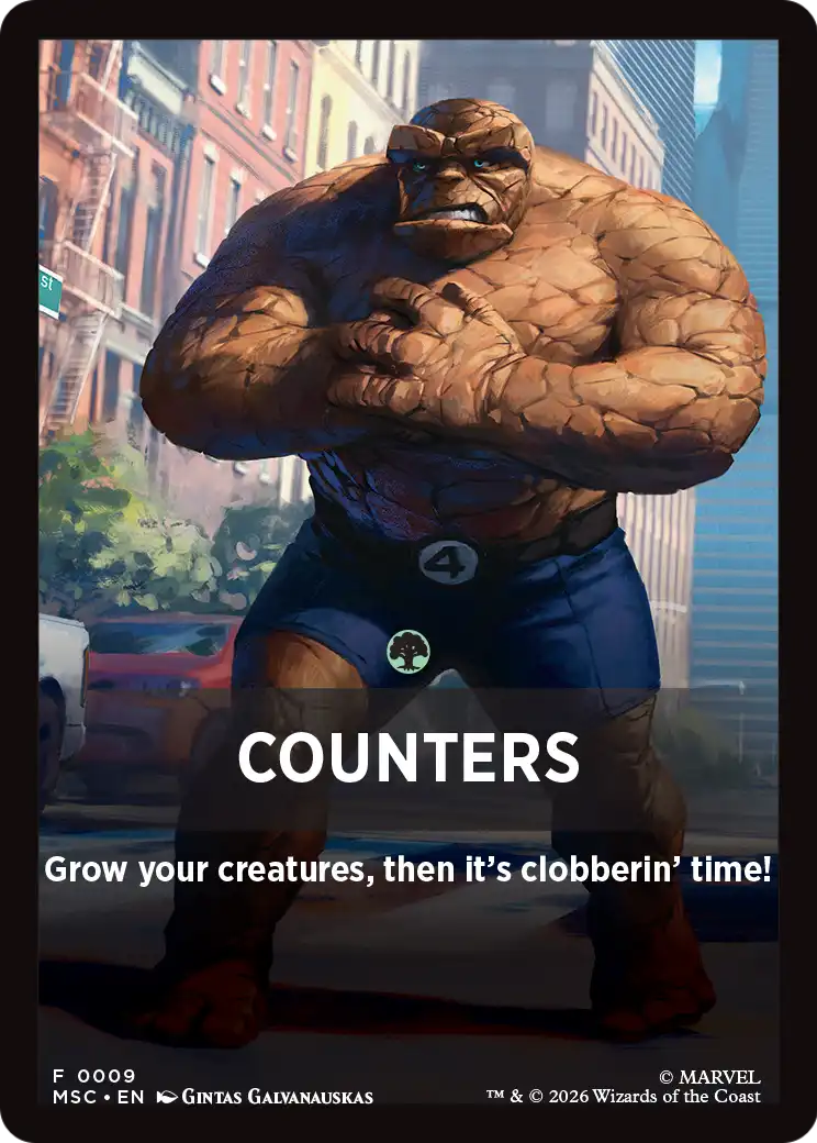 Counters Theme Card [Marvel Super Heroes Commander] | Impulse Games and Hobbies