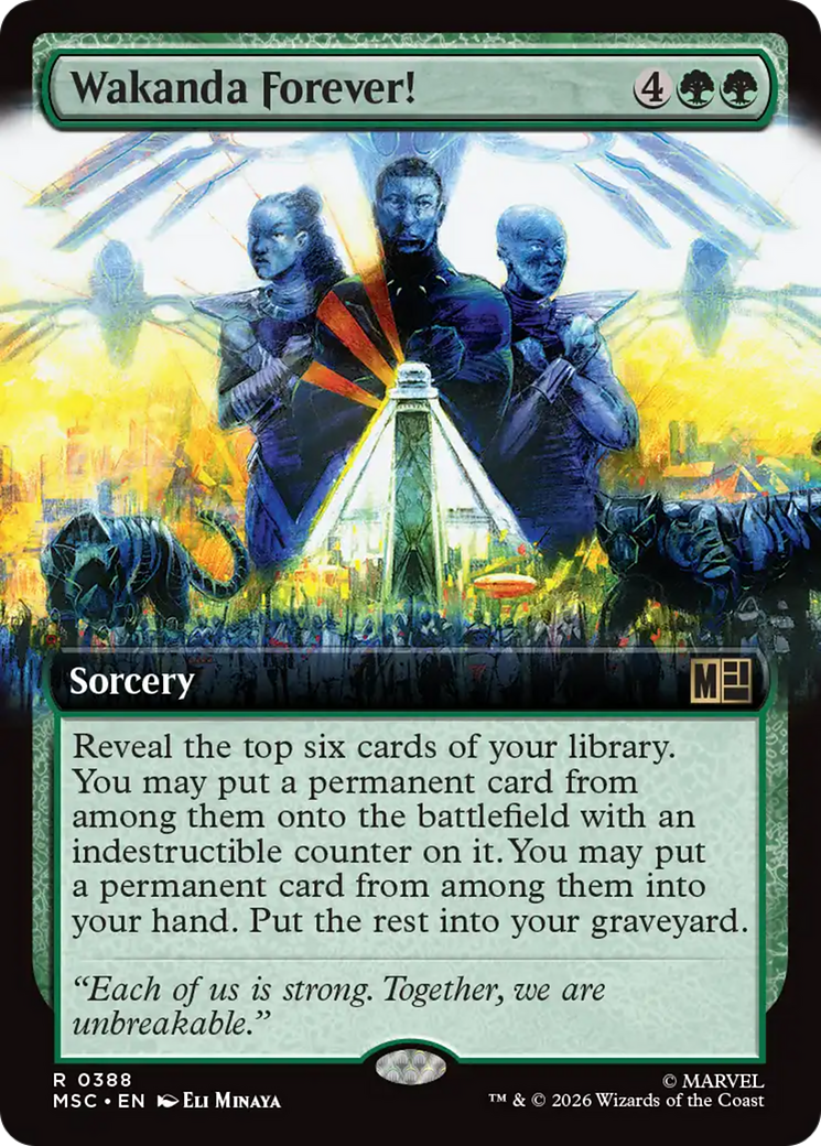 Wakanda Forever! (Extended Art) [Marvel Super Heroes Commander] | Impulse Games and Hobbies