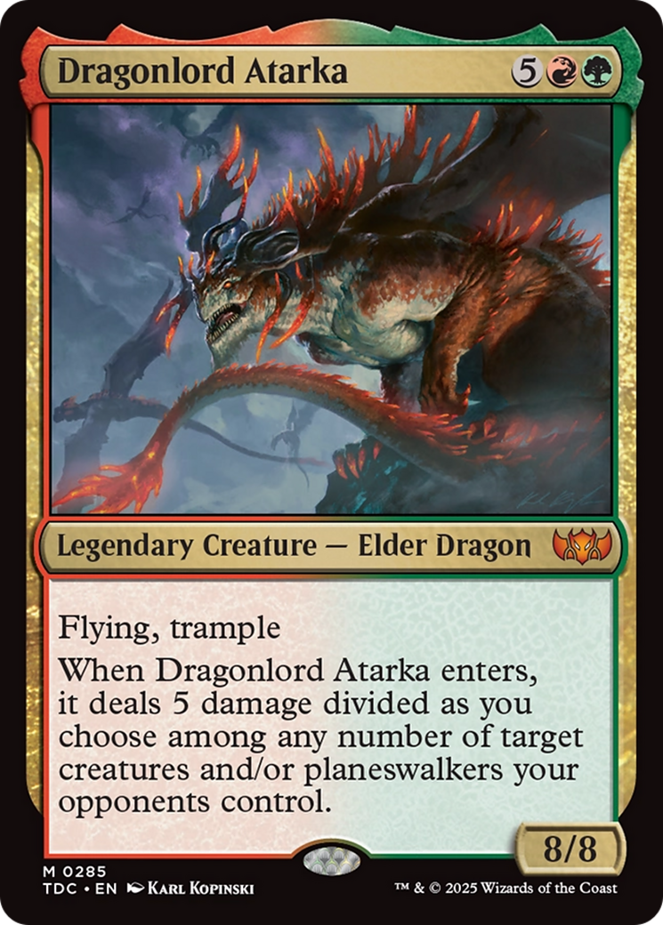 Dragonlord Atarka [Tarkir: Dragonstorm Commander] | Impulse Games and Hobbies