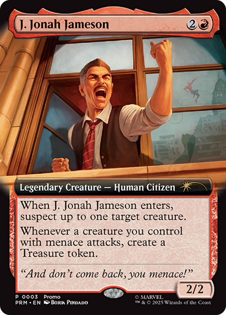 J. Jonah Jameson (Extended Art) [Marvel's Spider-Man Promos] | Impulse Games and Hobbies