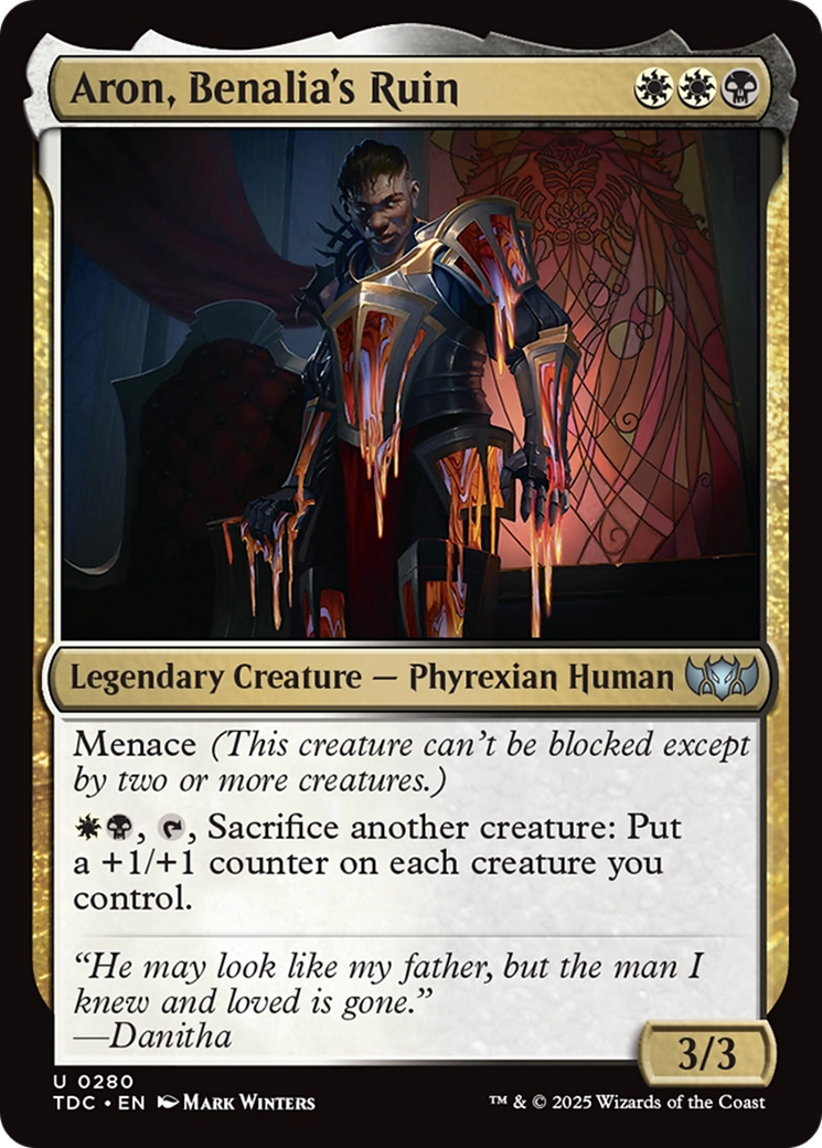 Aron, Benalia's Ruin [Tarkir: Dragonstorm Commander] | Impulse Games and Hobbies