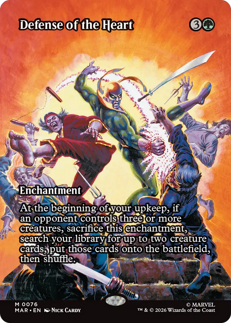 Defense of the Heart (Borderless) [Marvel Universe: Eternal-Legal] | Impulse Games and Hobbies