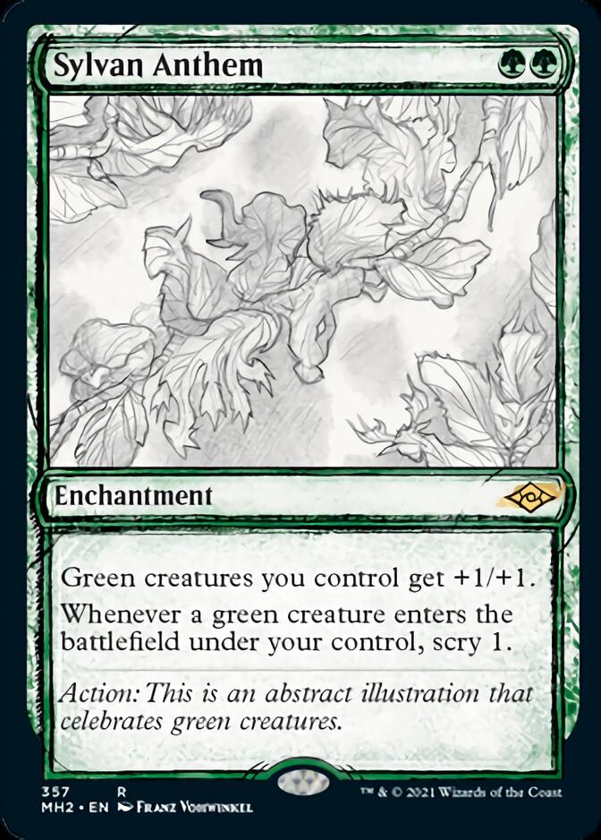 Sylvan Anthem (Sketch) [Modern Horizons 2] | Impulse Games and Hobbies