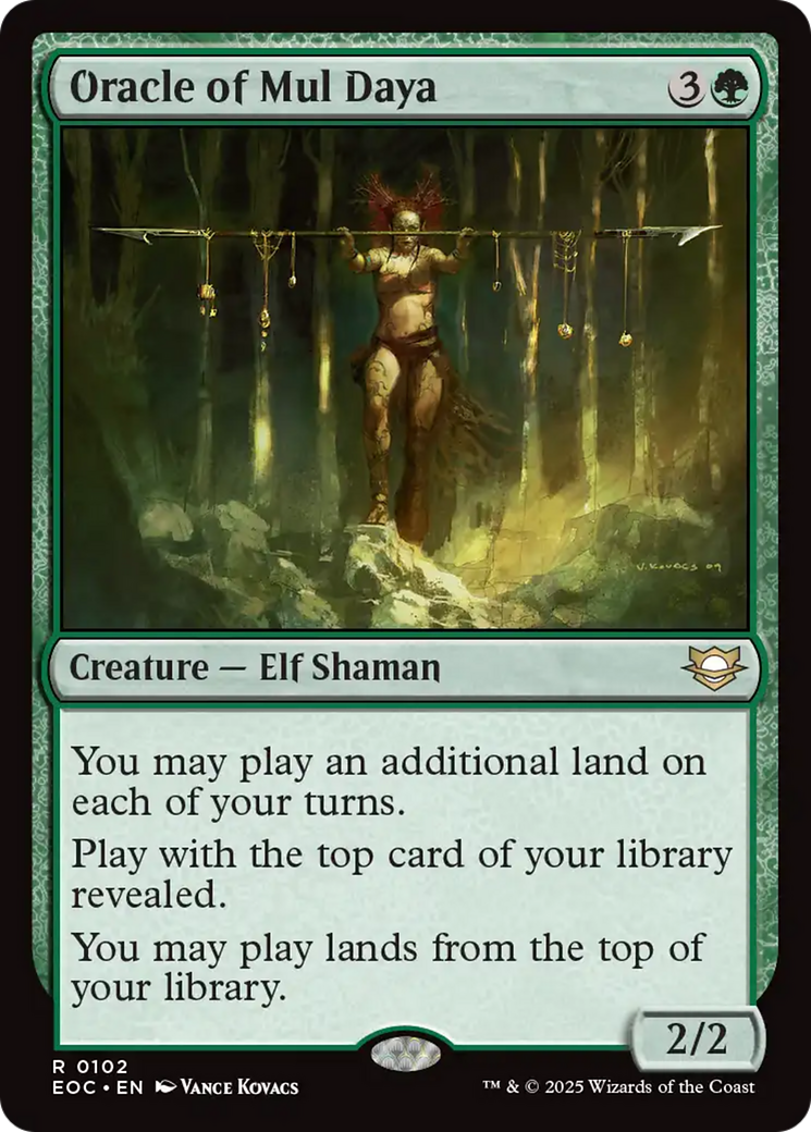 Oracle of Mul Daya [Edge of Eternities Commander] | Impulse Games and Hobbies
