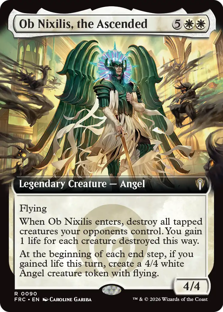 Ob Nixilis, the Ascended (Extended Art) [Reality Fracture Commander] | Impulse Games and Hobbies