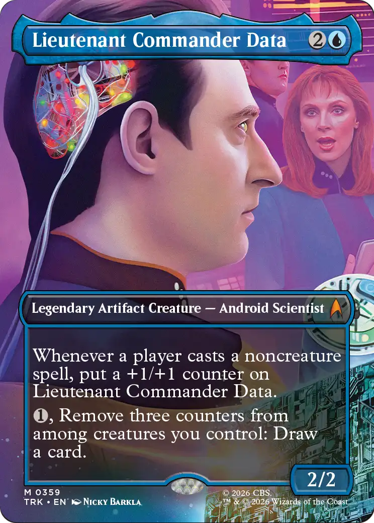 Lieutenant Commander Data (Borderless) [Star Trek] | Impulse Games and Hobbies