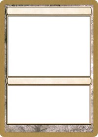 2004 World Championship Blank Card [World Championship Decks 2004] | Impulse Games and Hobbies