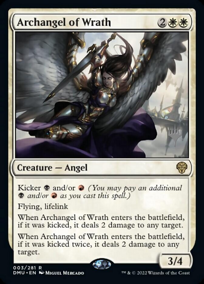 Archangel of Wrath (Promo Pack) [Dominaria United Promos] | Impulse Games and Hobbies