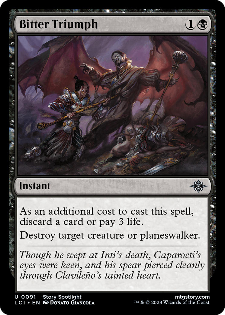 Bitter Triumph [The Lost Caverns of Ixalan] | Impulse Games and Hobbies