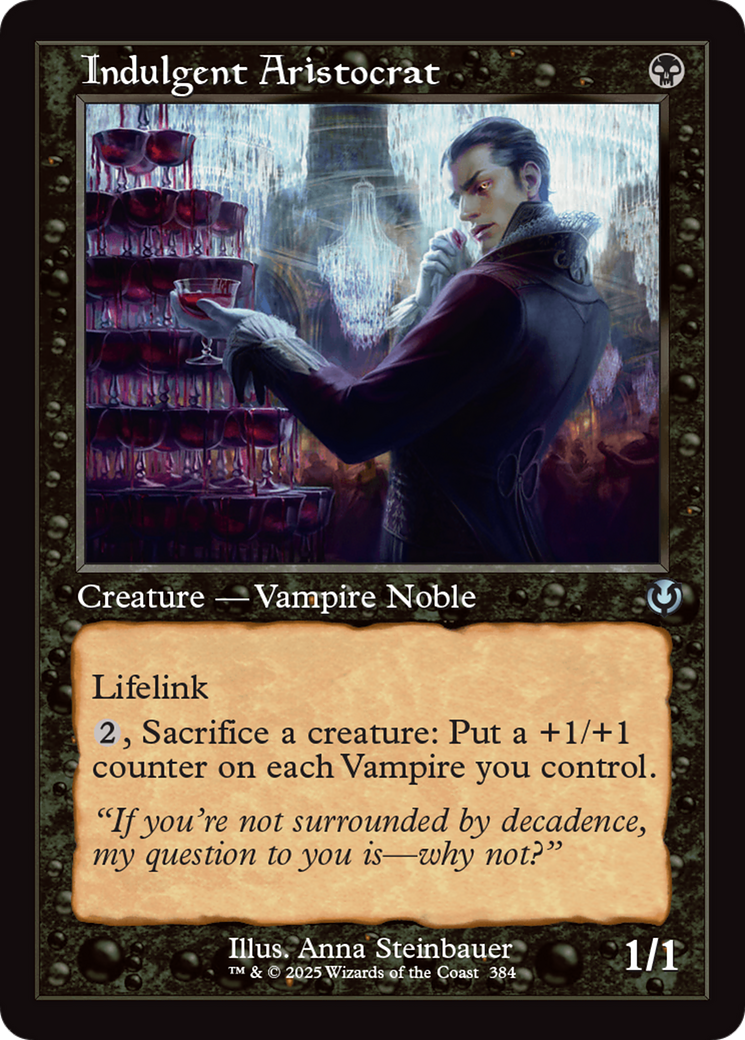 Indulgent Aristocrat (Retro Frame) [Innistrad Remastered] | Impulse Games and Hobbies