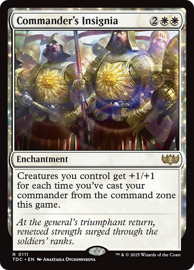 Commander's Insignia [Tarkir: Dragonstorm Commander] | Impulse Games and Hobbies