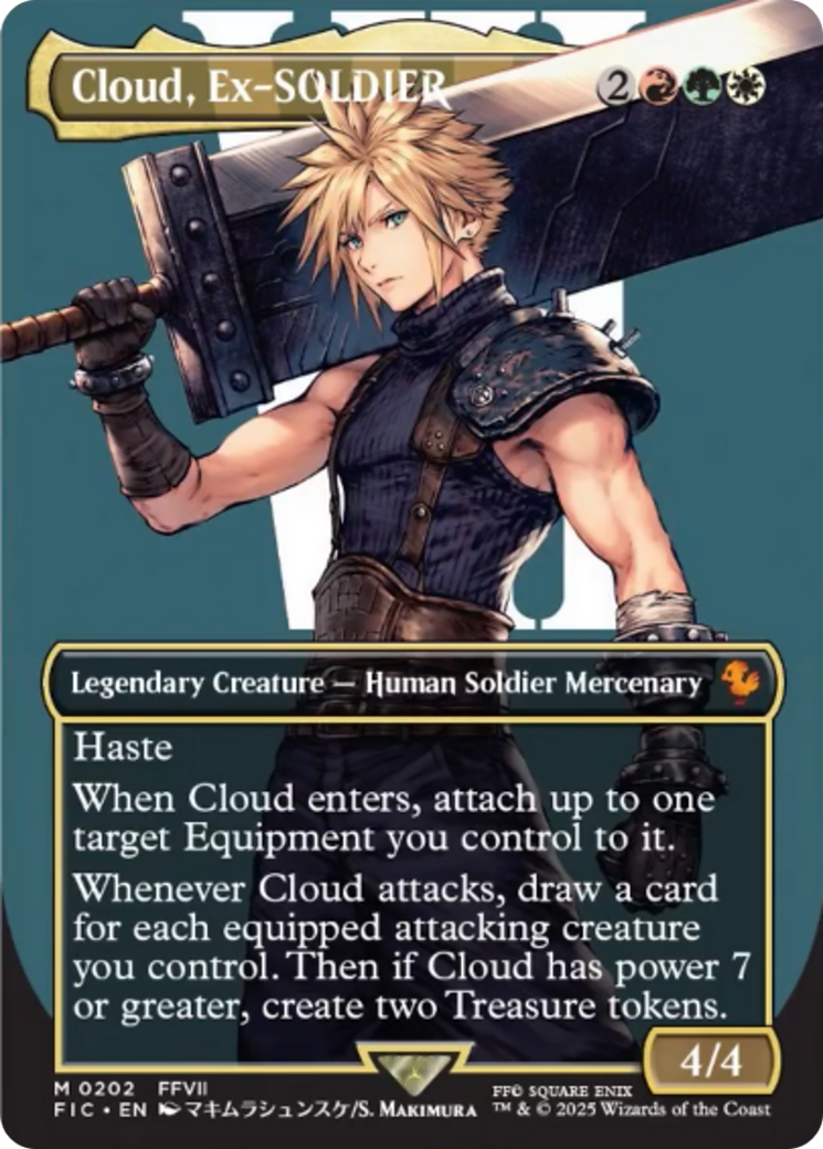 Cloud, Ex-SOLDIER (Borderless) [FINAL FANTASY Commander] | Impulse Games and Hobbies