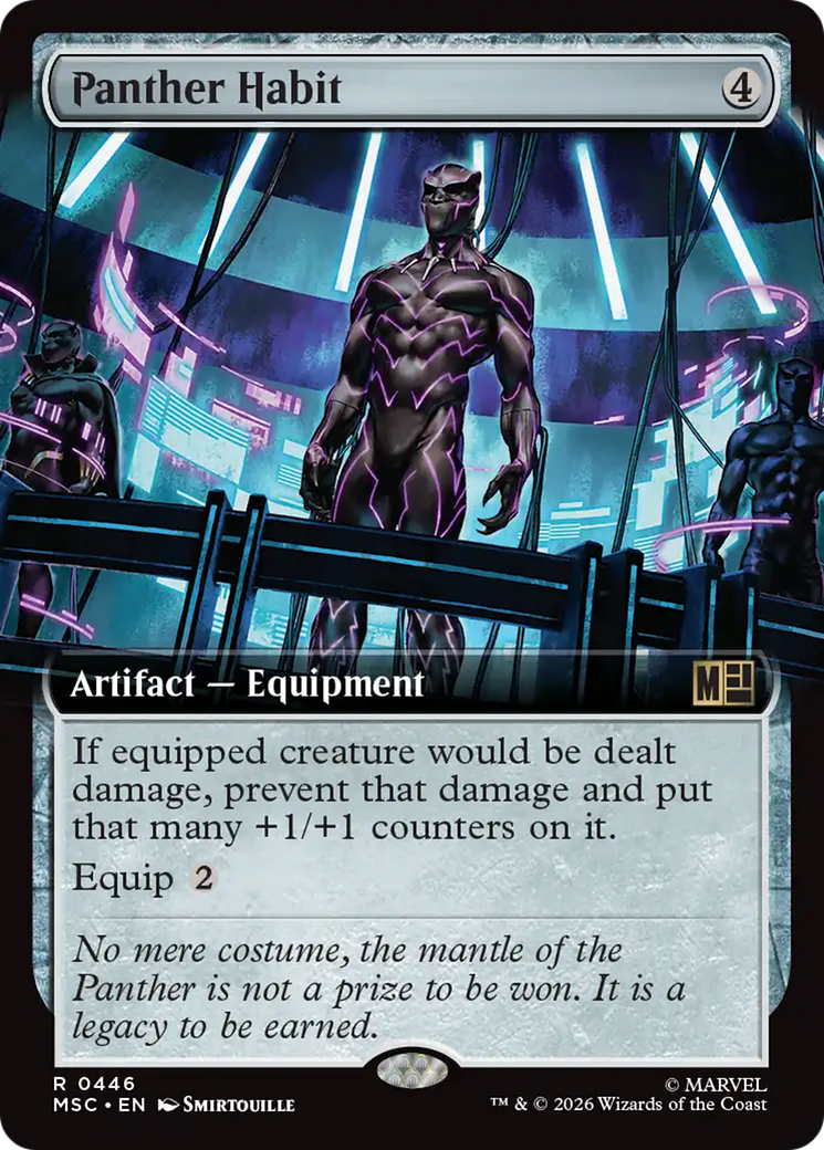 Panther Habit (Extended Art) [Marvel Super Heroes Commander] | Impulse Games and Hobbies