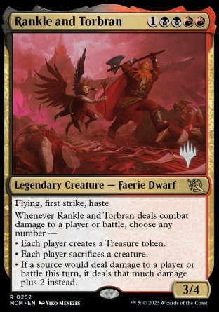 Rankle and Torbran (Promo Pack) [March of the Machine Promos] | Impulse Games and Hobbies